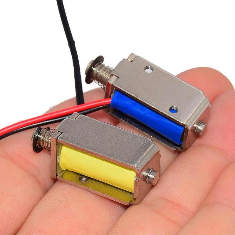 Diy Automation Projects - Solenoid Elektromagnet Tipe Dorong-Tarik Mini DC