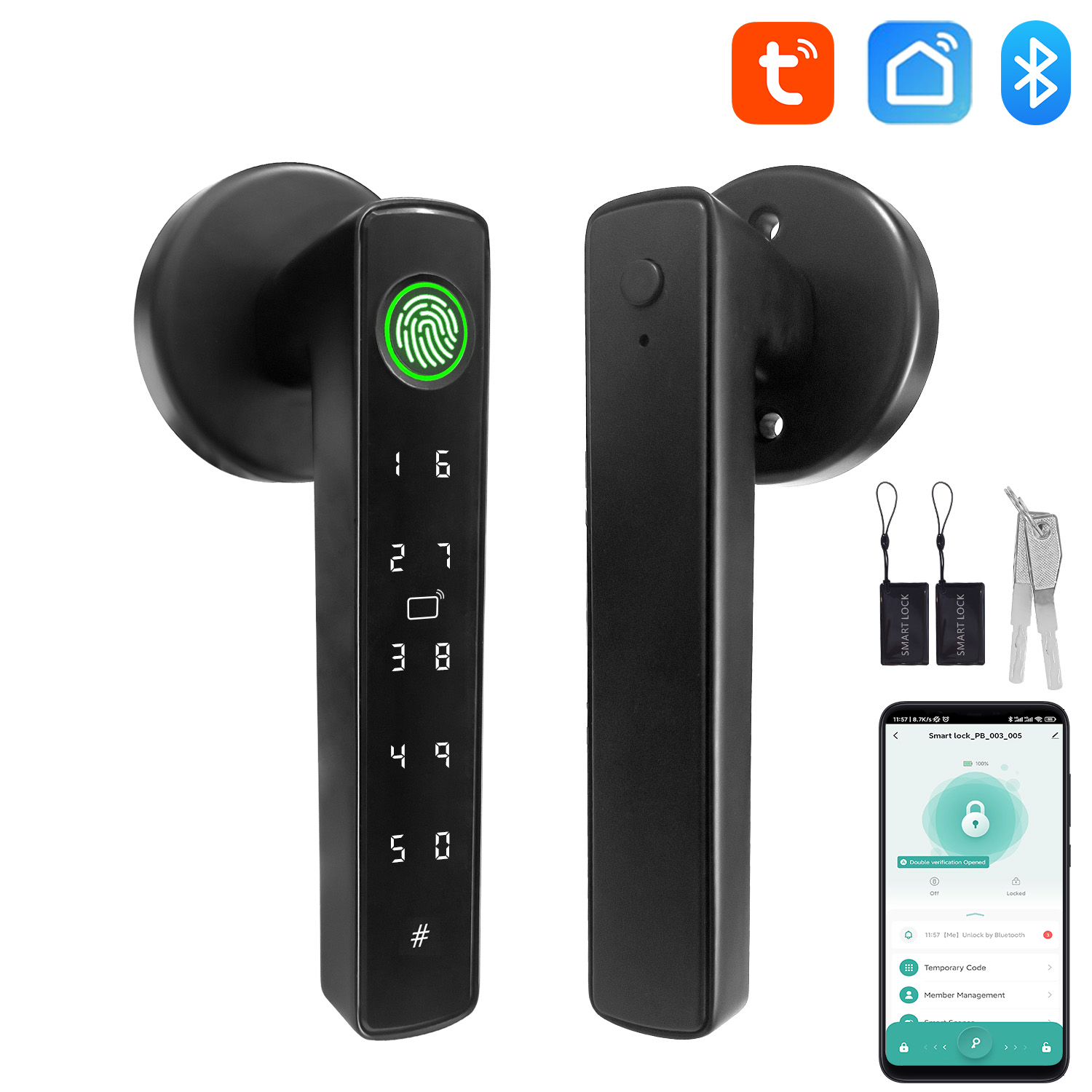 Diy Home Automation System - Kunci Pintu Bluetooth Tuya Smart, Kunci
