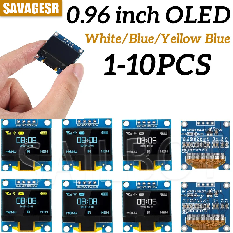 1-10 Buah Modul Tampilan OLED  - Home Automation Arduino ulasan dan harga