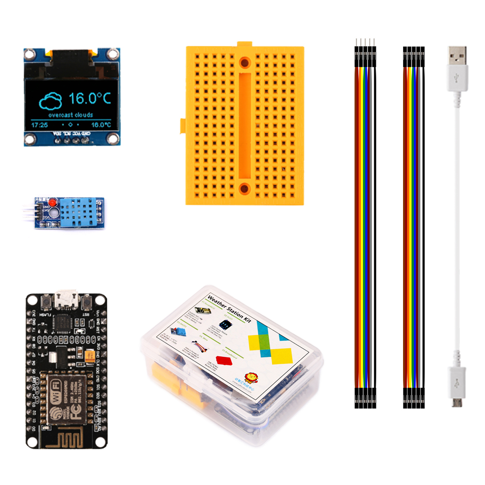 Perlengkapan DIY Stasiun Cuaca - Esp8266 Nodemcu Board ulasan dan harga