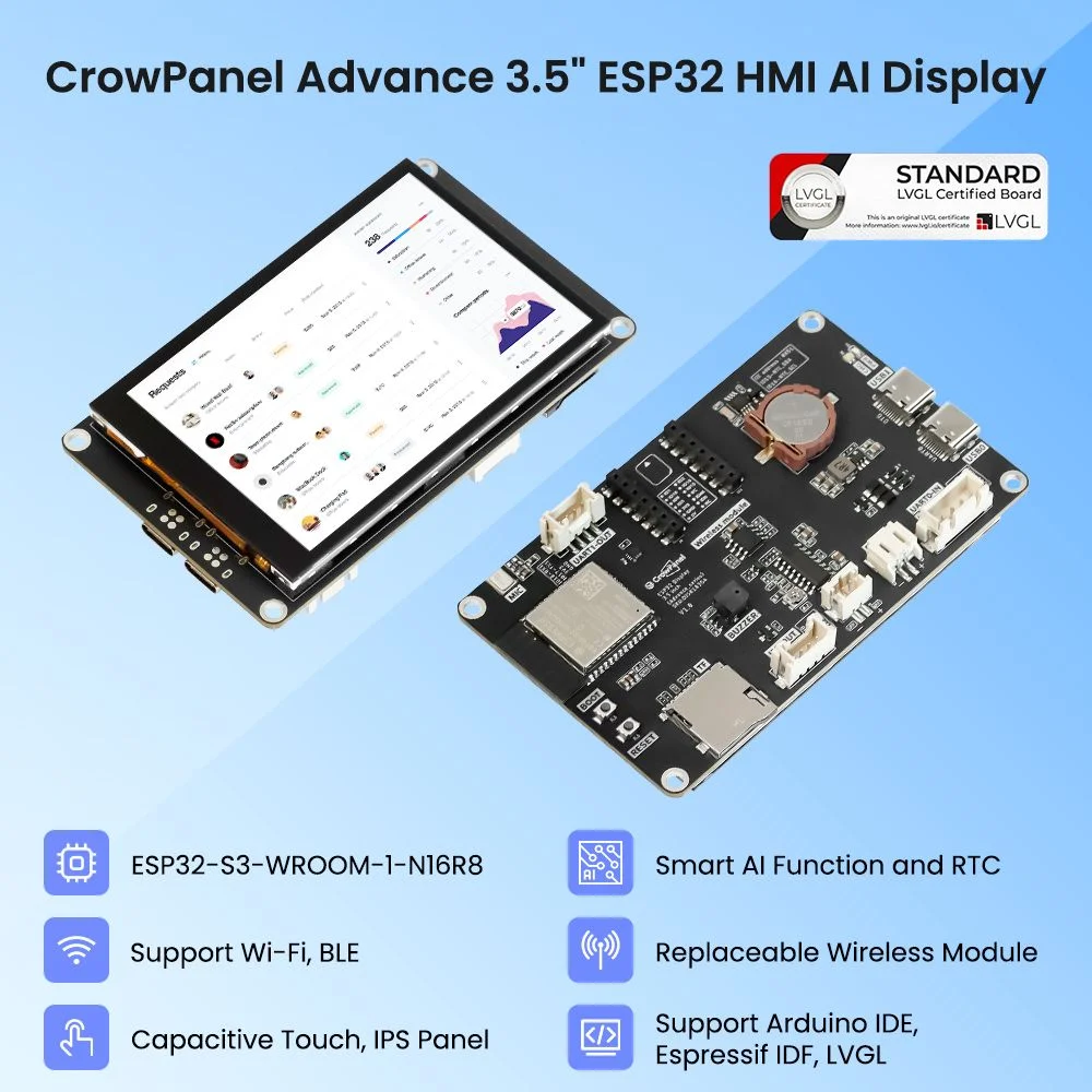 Elecrow CrowPanel Advance 3.5“ - Home Automation Arduino ulasan dan harga