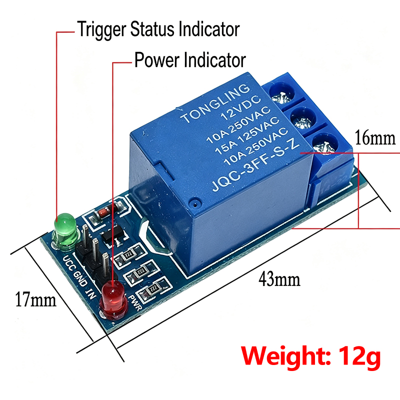 Modul Relay 1 Saluran 3.3V 5V  - Home Automation With Arduino ulasan dan harga